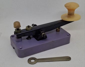 SOVIET TOY. TELEGRAPH morse key. Original. USSR EUR 59,70 - FR