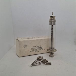 Antique glass syringe - Etsy 日本