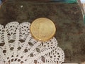 Vintage Powder Compact Refillable Powder Box Gift for Her Collectible Vintage Accessory