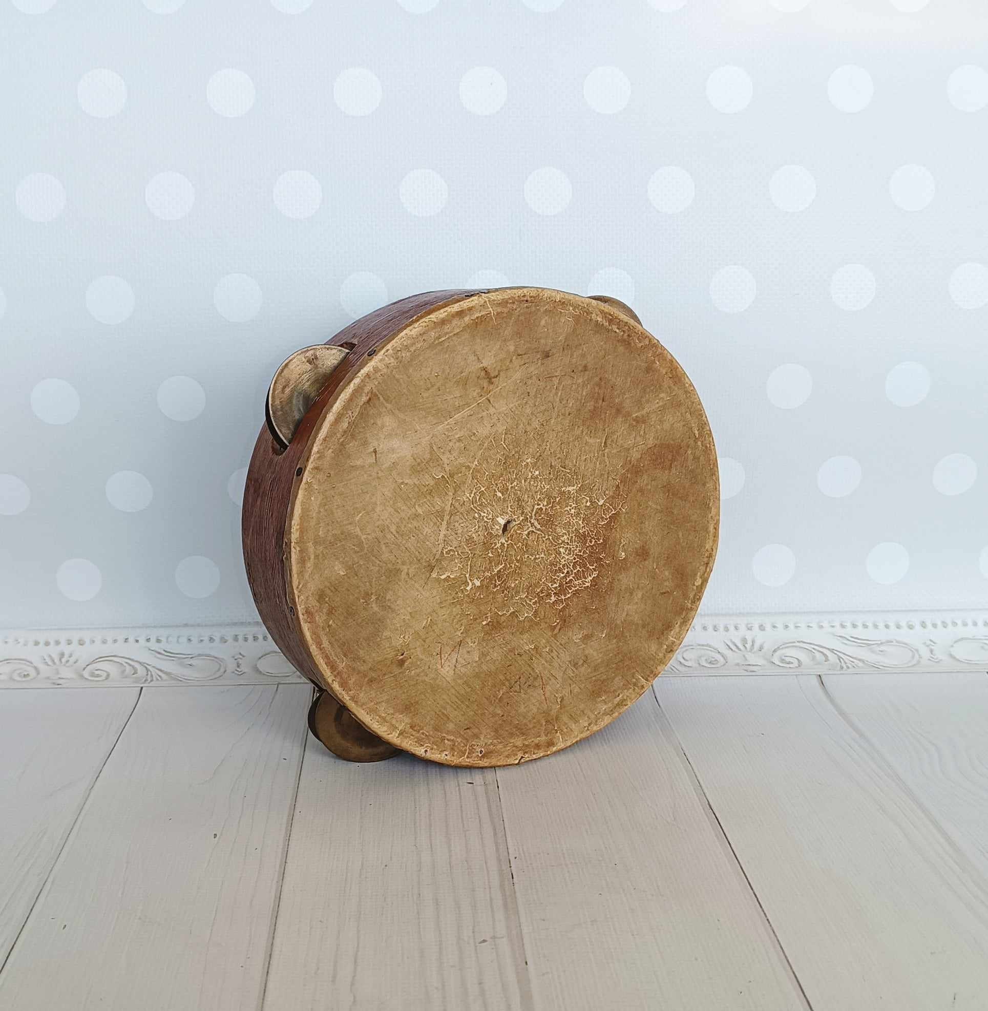 Vintage Tambourine - Etsy