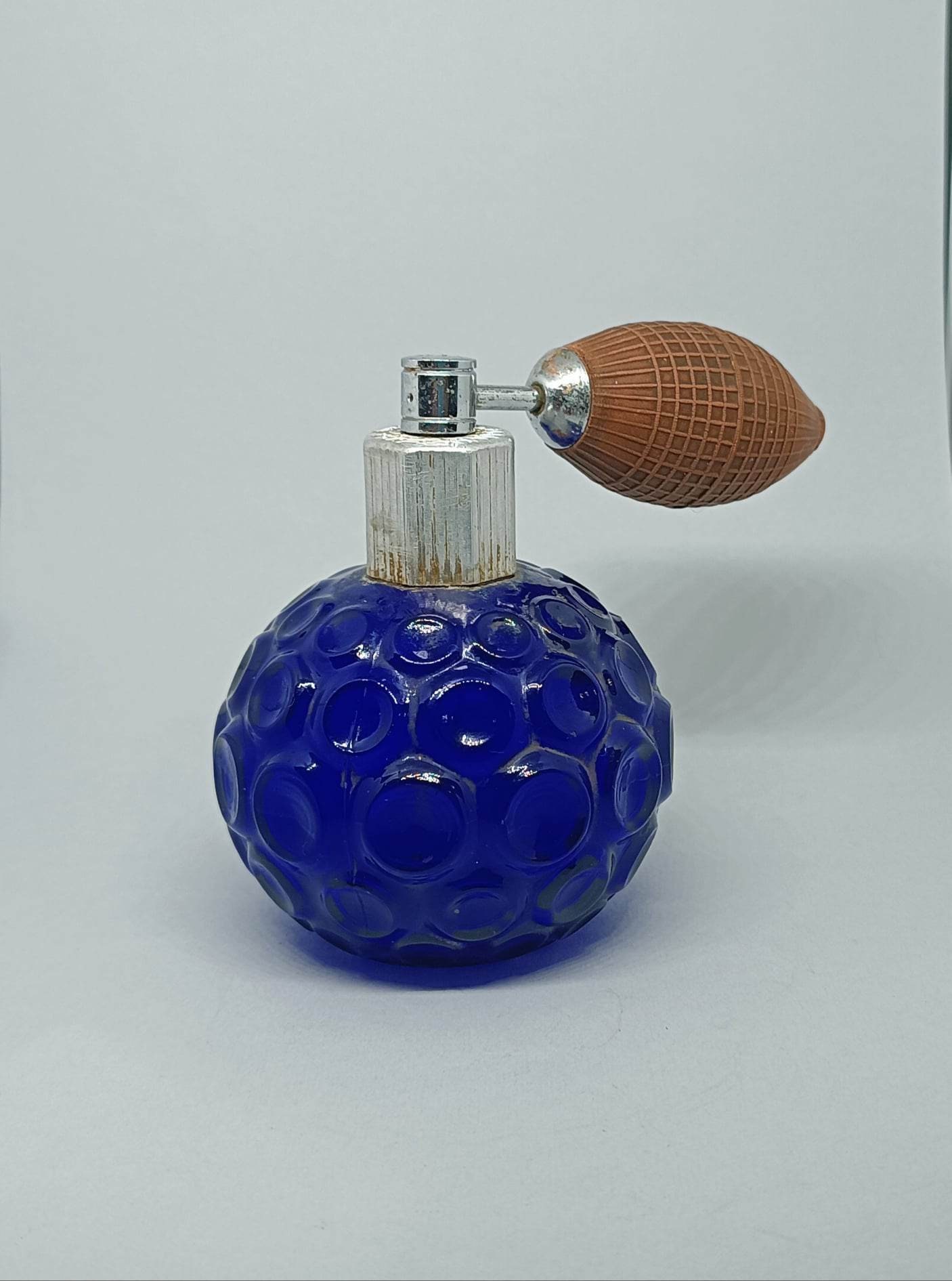 ヴィンテージ Caithness クリスタルガラス 香水瓶 アトマイザー