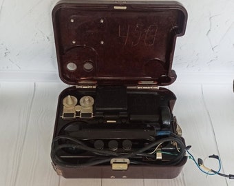 Old Army TA-57 military field telephone radio operator/'s phone Soviet device for collection Retro design