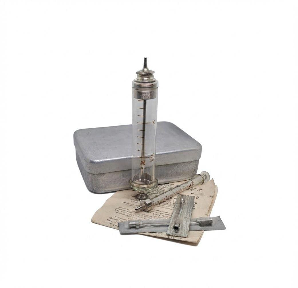 Vintage veterinary syringe - Etsy 日本