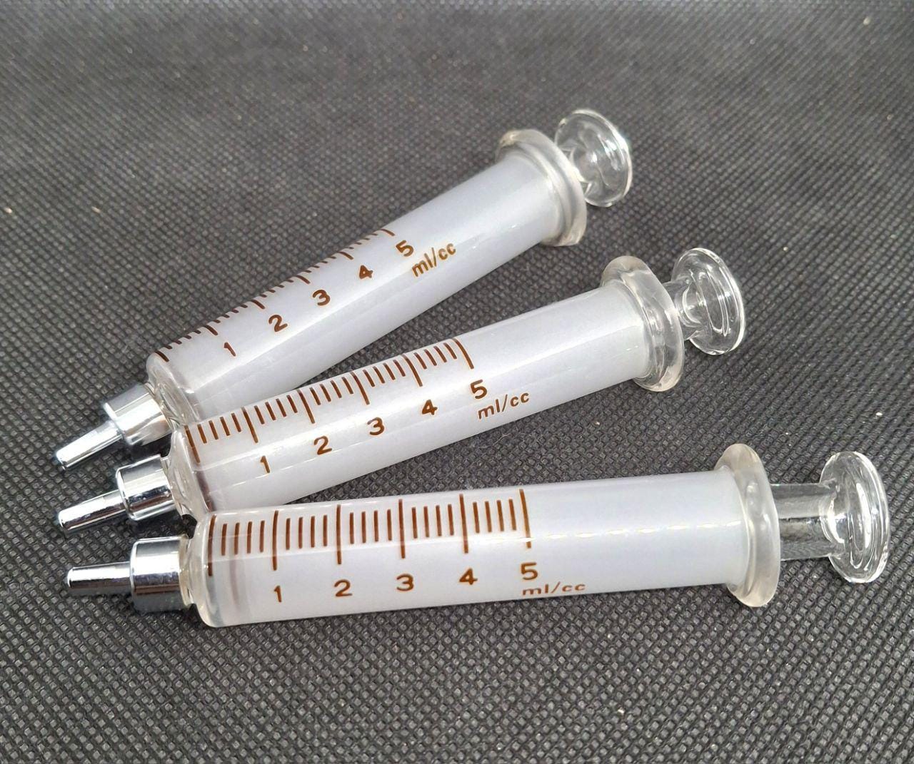 未使用 ヴィンテージ ソビエト医療用ガラス注射器 5ml GDR セット 
