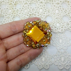 Vintage brooch Vintage jewelry Rhinestone brooch Antique brooch Vintage pin Brooches Retro brooch Vintage accessory Jewelry accessories