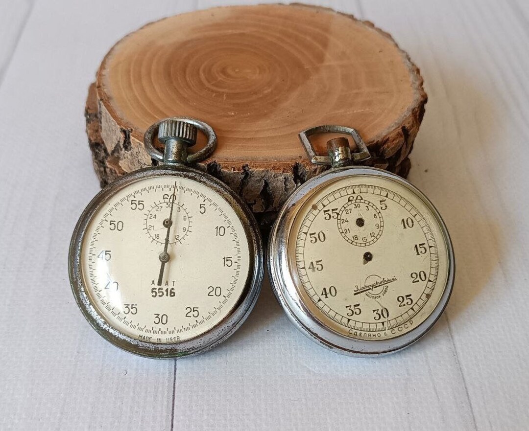 Set Stopwatch Soviet Stopwatch USSR Stopwatch Stopwatch AGAT Sports ...