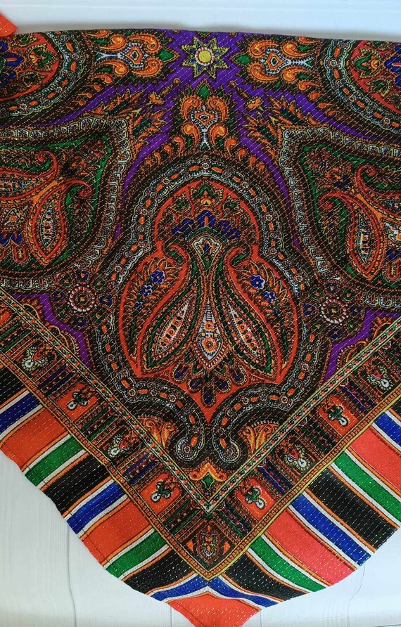 Oriental shawl scarf Pashmina shawl Woman's shawl… - image 3
