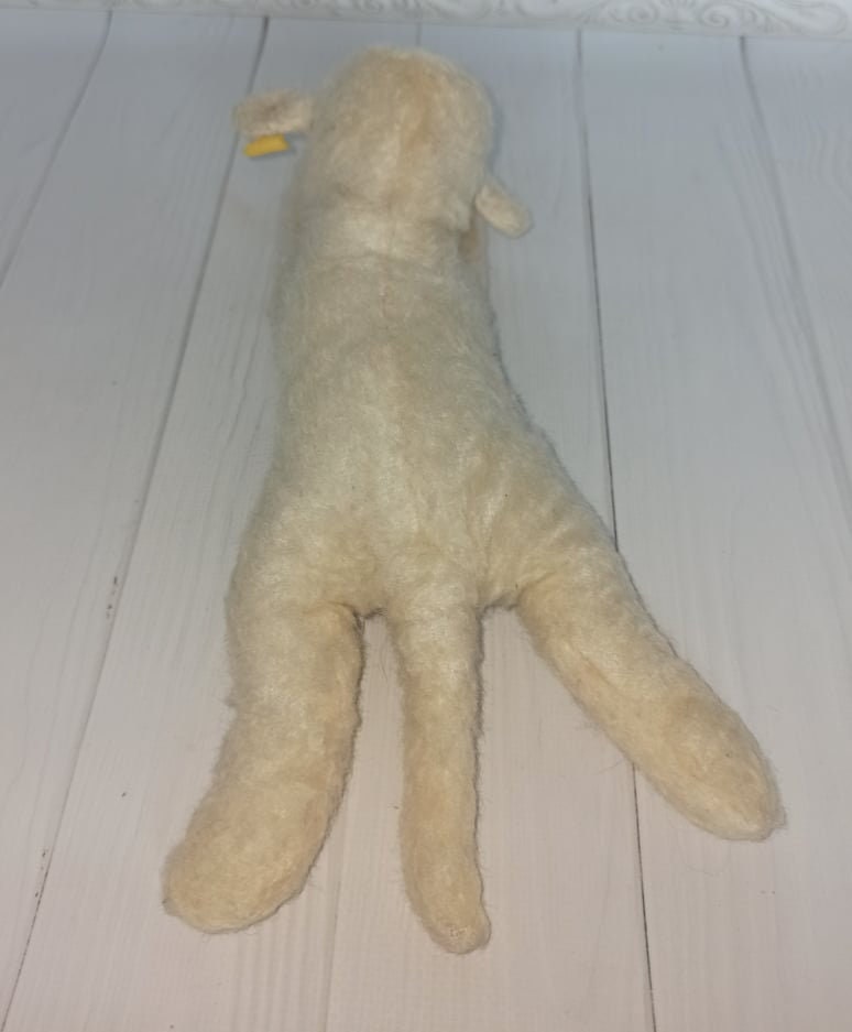 ヴィンテージ　シュタイフ　「Floppy Lamby」【sa477】 Steiff Floppy Lamby Lamb Sheep 1970s Big 28cm 11 Inches Wool
