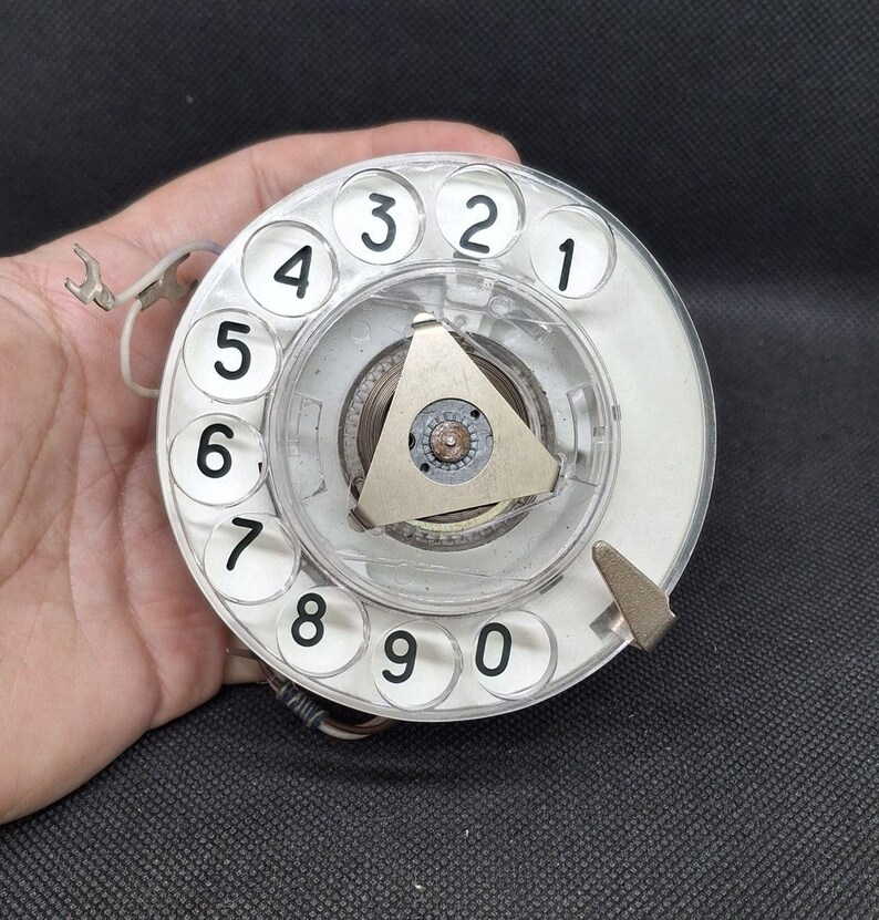 Old Dial Soviet Vintage Dial Disk for Rotary Telephone, USSR Rotary Dial Pad ...