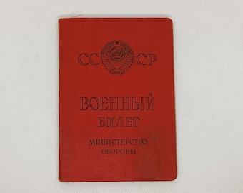 本物　ソ連軍 永年勤続章 第1級・第2級 2種セット 授与証明書付き 1962年にソ連で発行されたソビエト時代の軍人身分証明書 - Etsy 日本