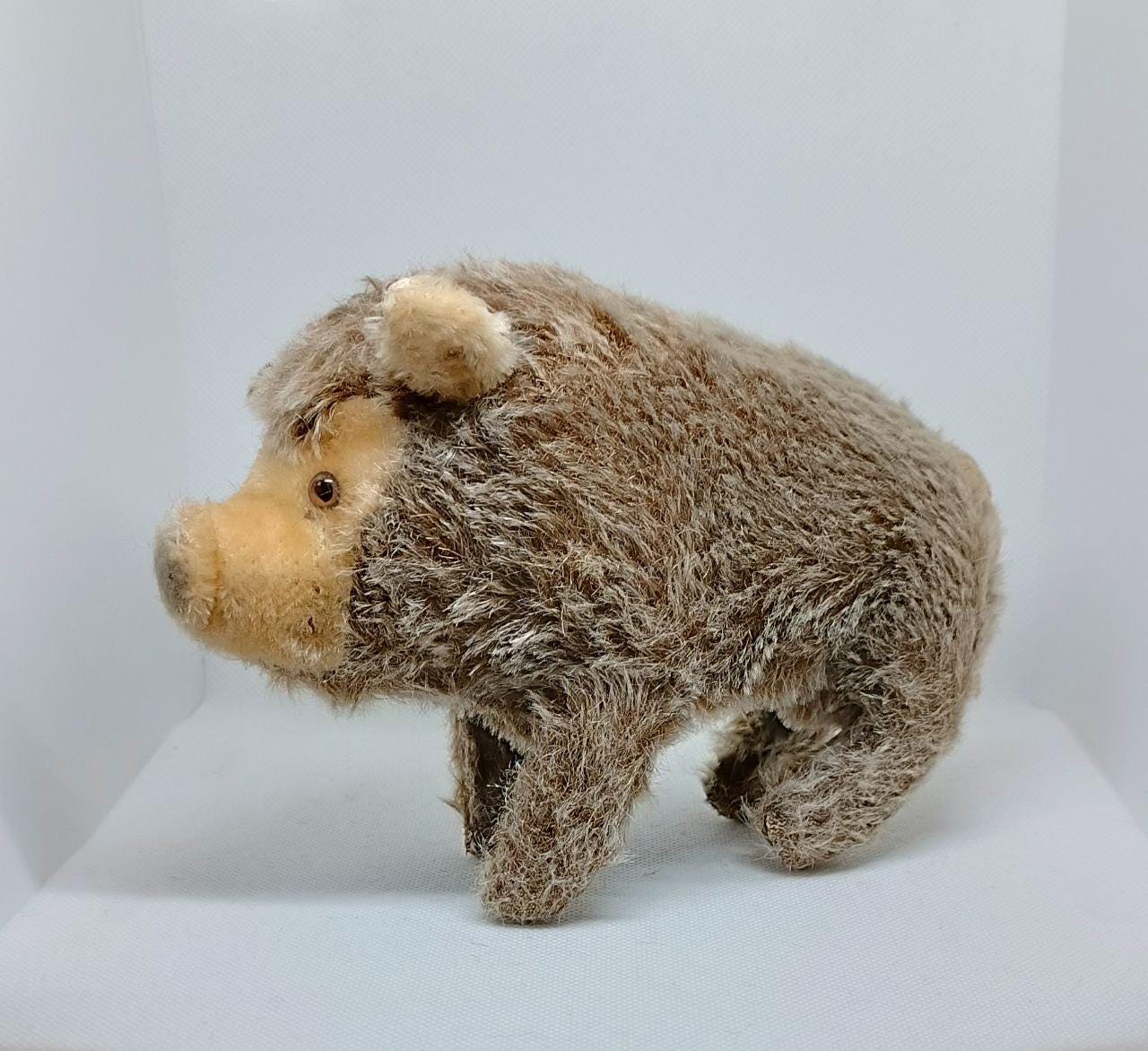 Steiff Wild Boar 2670/15 Mohair Steiff Plush Stuffed Animal