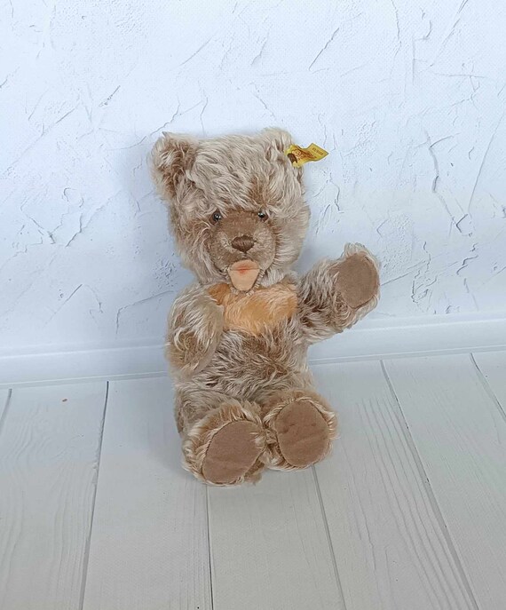 Vintage STEIFF Zotty Curly Bear 0305/22 Antique Steiff 1970 Steiff