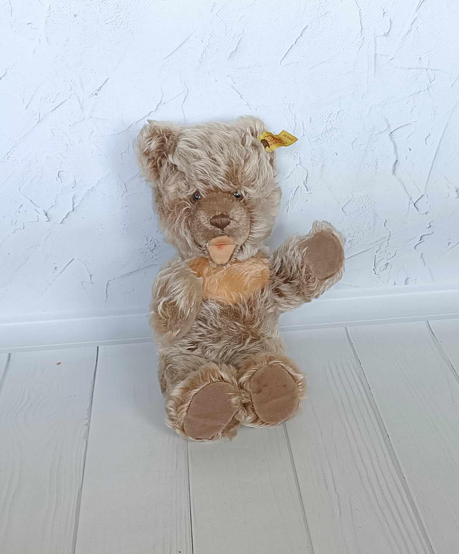 Vintage STEIFF Zotty Curly Bear 0305/22 Antique Steiff 1970 Steiff