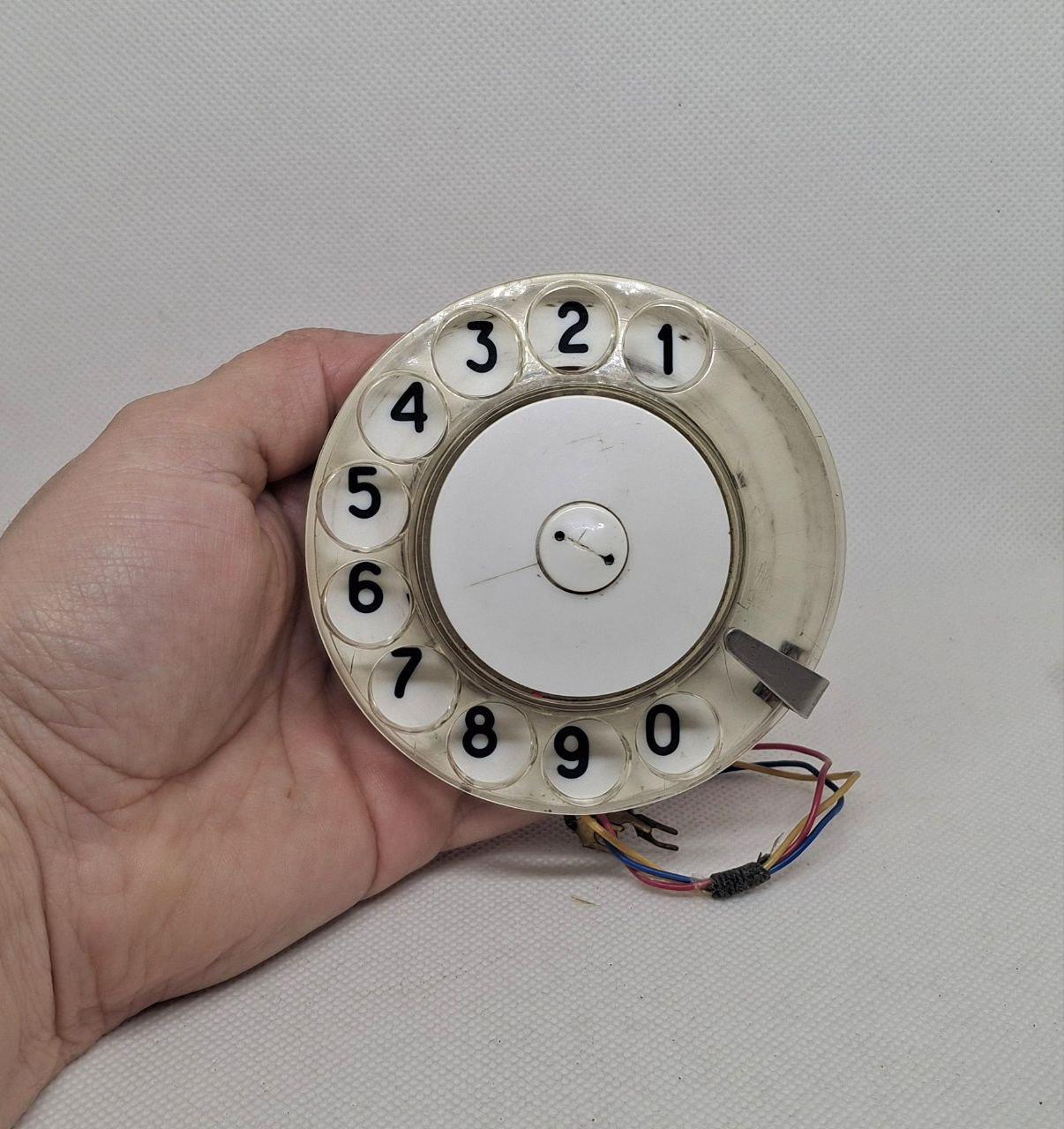 Soviet Vintage Dial Disk for Rotary Telephone, USSR Rotary Dial Pad ...