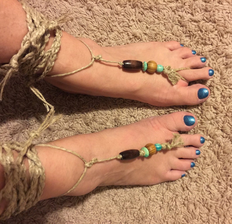 Barefoot sandals beach swimwear renaissance medieval