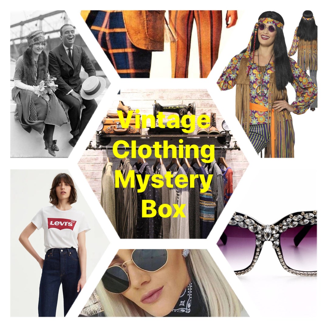 Mystery Box Vintage Clothing and Accessories/mystery Box Vintage, FREE