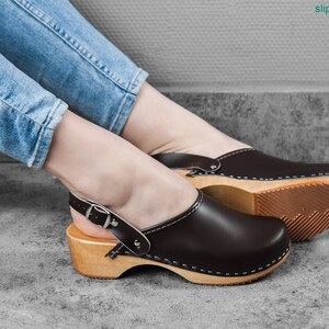 wooden sole clogs