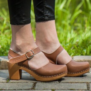 Zweedse houten laarzen voor dames Sandgrens klompen Zweedse houten laarzen voor dames Sandgrens klompen