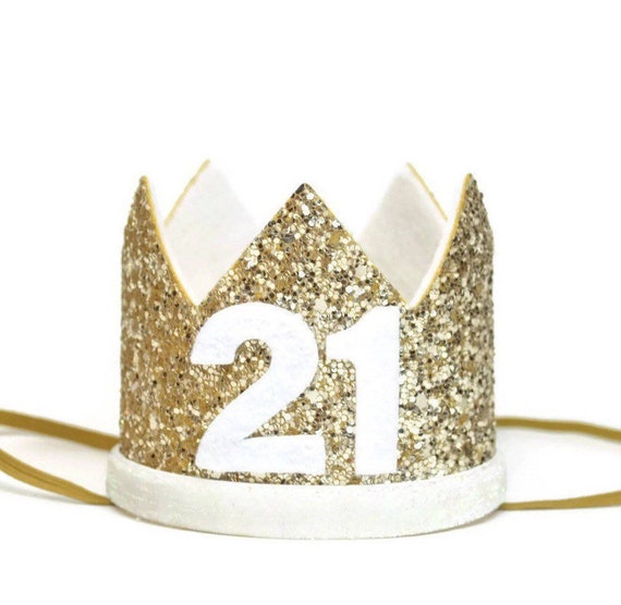 Adult Birthday Crown 21st Birthday Add Any Number Adult | Etsy