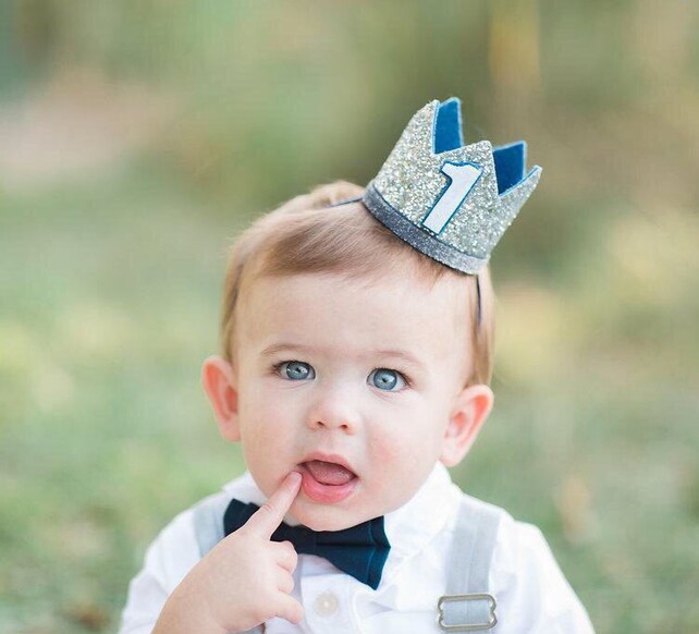 First Birthday Outfit Boy First Birthday Crown Boy Birthday
