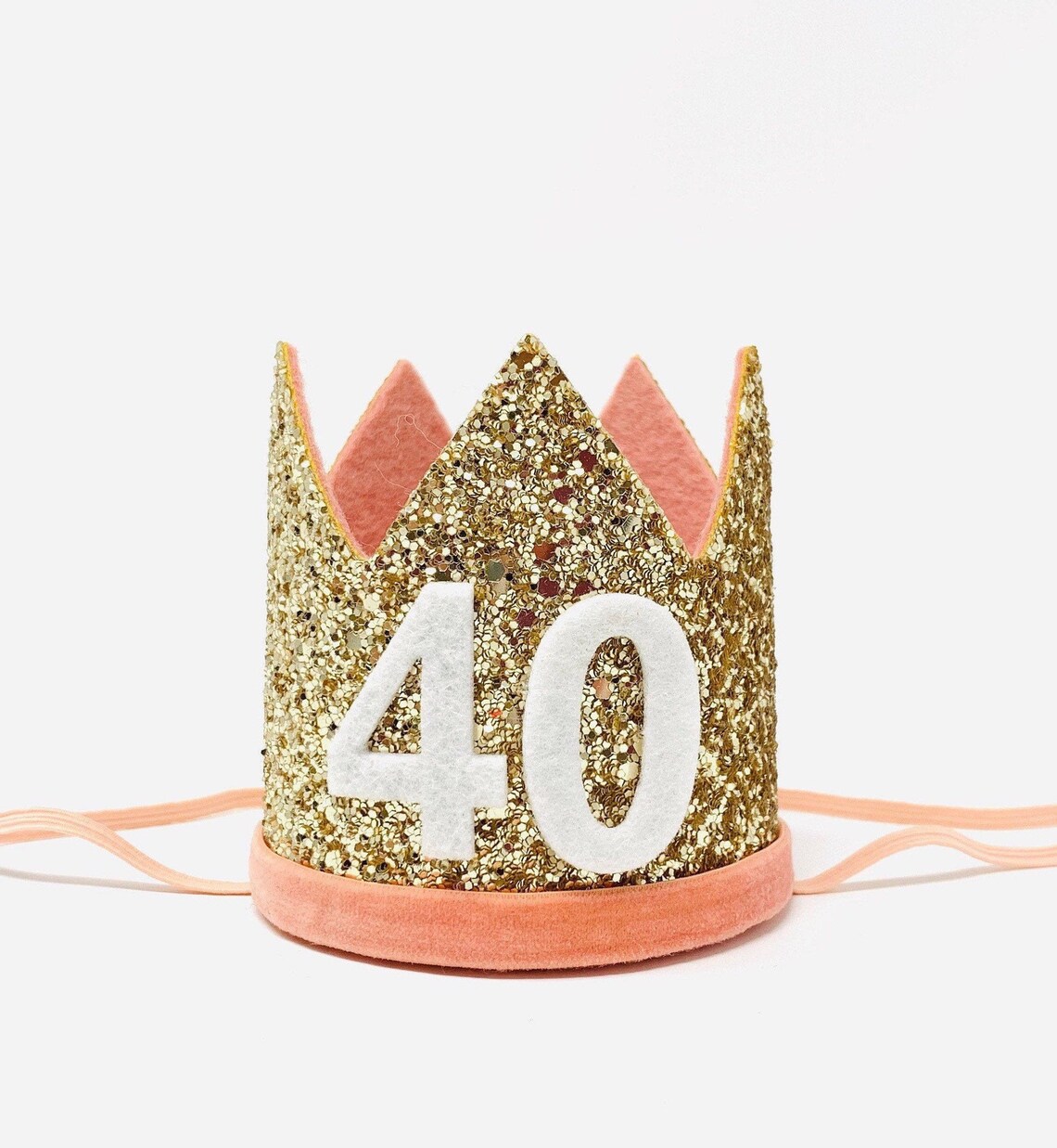 40th Birthday Party Hat Adult Birthday Crown Adult Party Etsy