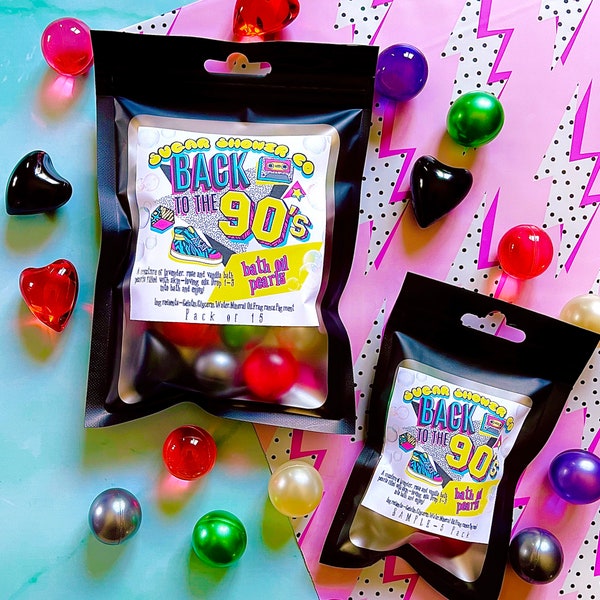 90's Scented Bath Oil Pearls – Moisturizing Bath Beads