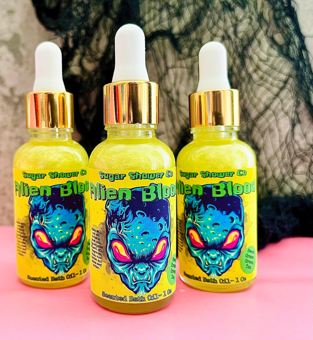 Alien Blood Scented Bath Oil Oil for Bath Bath Soak Bubble Bath Etsy