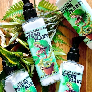 Psycho Plants Hand & Body Lotion - Hand Lotion - Body Lotion - Body Cream - Hand Cream - Moisturizer - Horror Skincare - Horror Lotion