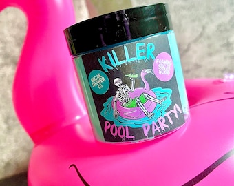 Killer Pool Party Foaming Sugar Scrub - Whipped Sugar Scrub - Whipped Soap - Sugar Scrub - Creamy Soap