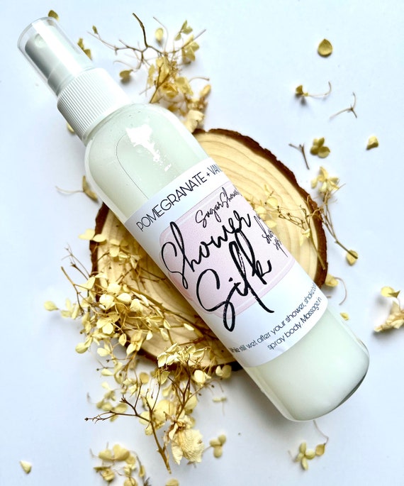 Shower Silk After Shower Spray Lotion Pomegranate Etsy