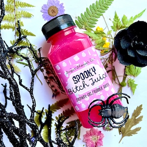 Spooky Bitch Juice Duschgel/Seife - Halloween Seife - Kürbis Pekannuss Waffeln - Kürbis Duft - Karamell - Duschgel - Spooky Soap