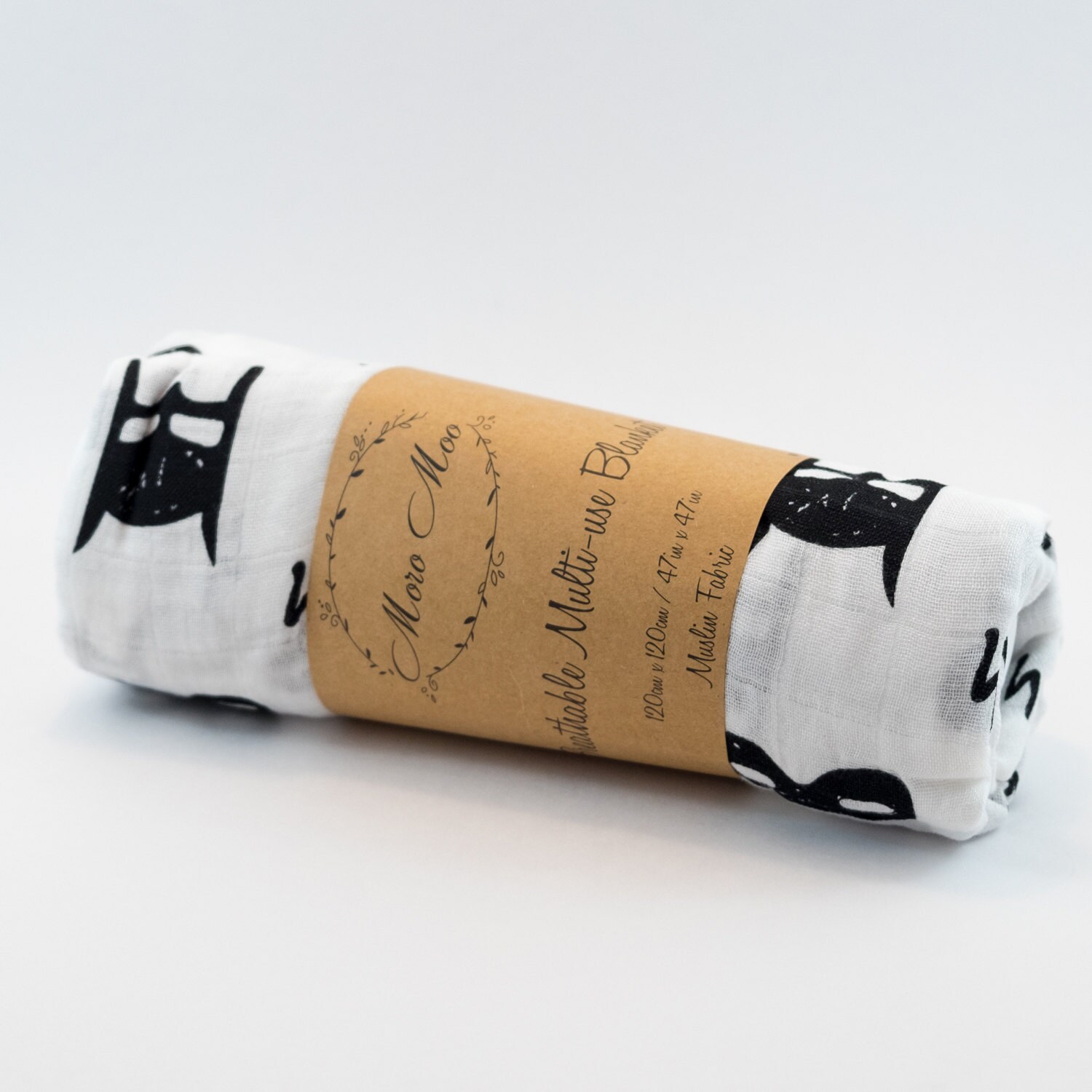 Batman Monochrome Design Muslin Swaddle Blanket Large 47 x 47 Etsy