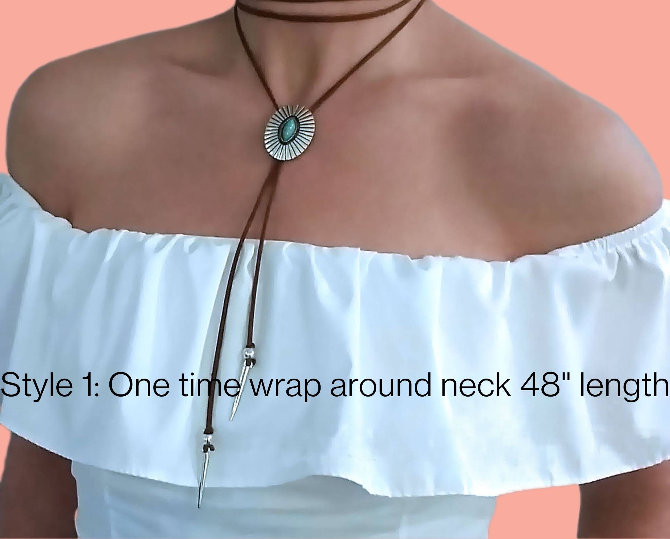 how to style a bolo tie woman