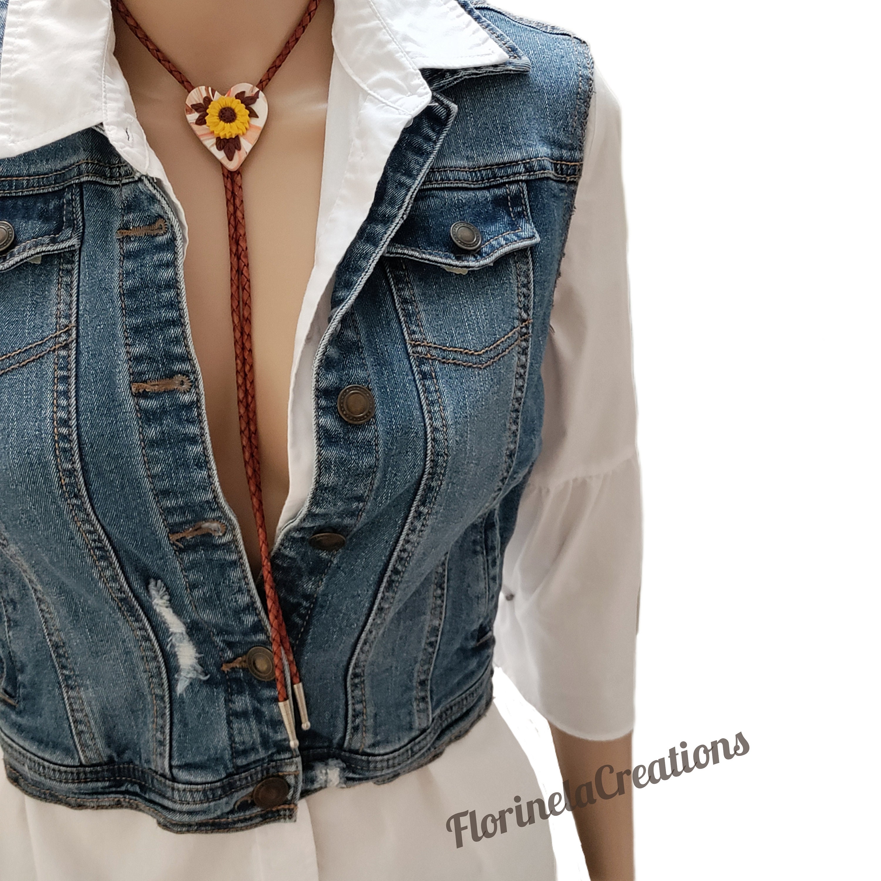 how to style a bolo tie woman