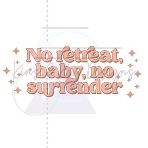 Bruce Springsteen PNG - DIGITAL FILE - No Retreat, No Surrender Songtekst (vertaling, dutch)