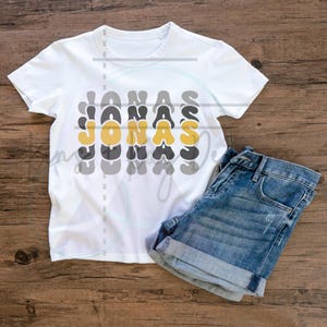 Jonas PNG - FILE DIGITALE - Jonas Brothers - Retro - Stacked - 20° anniversario