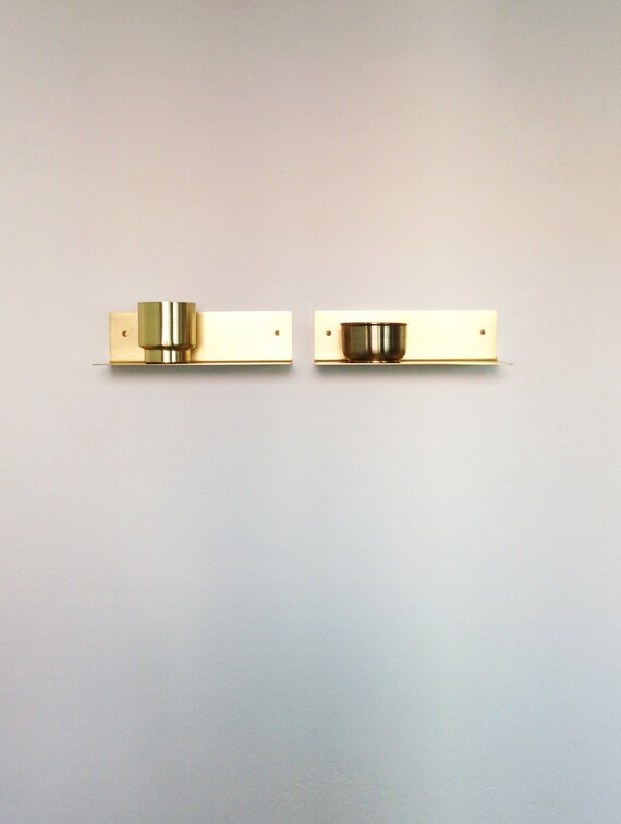 Small Brass Shelf 25 Cm Etsy Ireland