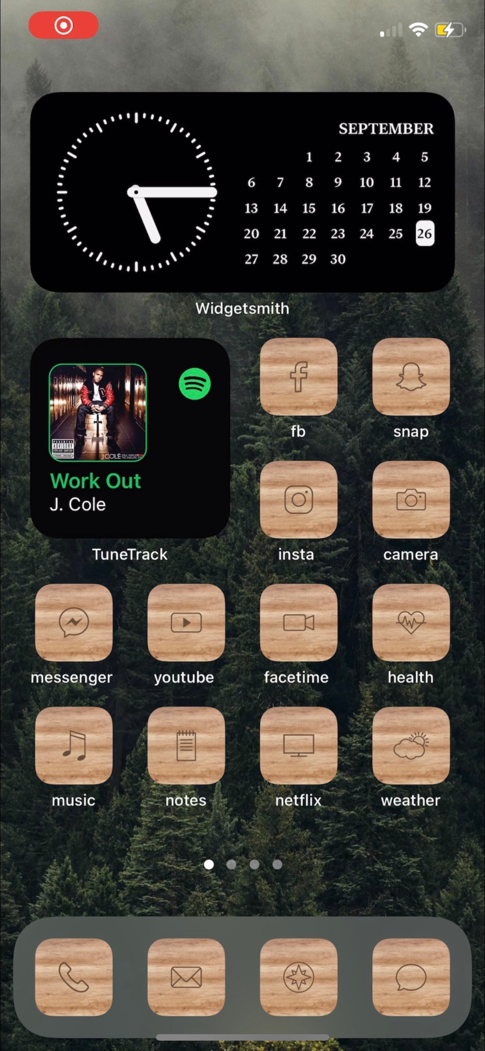 Wood Rustic Ios 14 Icon App Covers Etsy