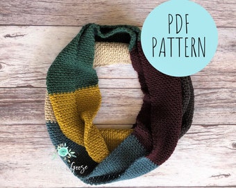 CROCHET SCARF PATTERN: Arden Infinity Scarf, Crochet Infinity Scarf Pattern, Crochet Cowl Pattern, Infinity Scarf, Easy Crochet Pattern