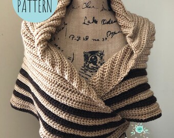 Claire Inspired Shawl Pattern, Claire Shawl Replica Pattern, Claire Inspired Highlands Shawl, Triangle Scarf Pattern, Easy Crochet Pattern