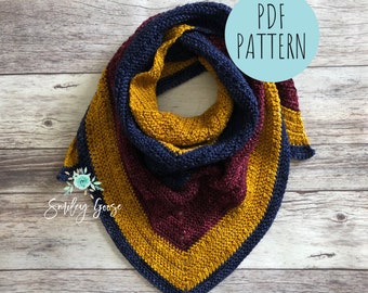 CROCHET SCARF PATTERN: Atlas Triangle Scarf, Triangle Scarf Pattern, Crochet Wrap Pattern, Crochet Shawl Pattern, Crochet Pattern