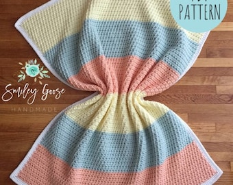 CROCHET BABY BLANKET Pattern: Willa Baby Blanket, Easy Crochet Afghan, Baby Blanket Pattern, Easy Crochet Pattern, Baby Afghan Pattern