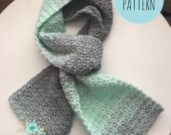 PATRÓN DE BUFANDA DE GANCHILLO: Bufanda Kenzie, Patrón de bufanda de crochet fácil, Bufanda de crochet larga, Patrón de crochet fácil, Patrón de bufanda, Bufanda voluminosa