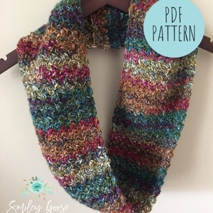 CROCHET SCARF PATTERN: Hope Infinity Scarf, Crochet Infinity Scarf Pattern, Crochet Cowl Pattern, Infinity Scarf, Easy Crochet Pattern