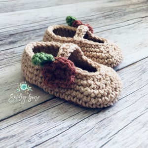 CROCHET BABY BOOTIE Pattern: Harper Baby Booties, Crochet Baby Shoes, Baby Slippers, Crib Shoes, Mary Jane Booties, Crochet Pattern image 8