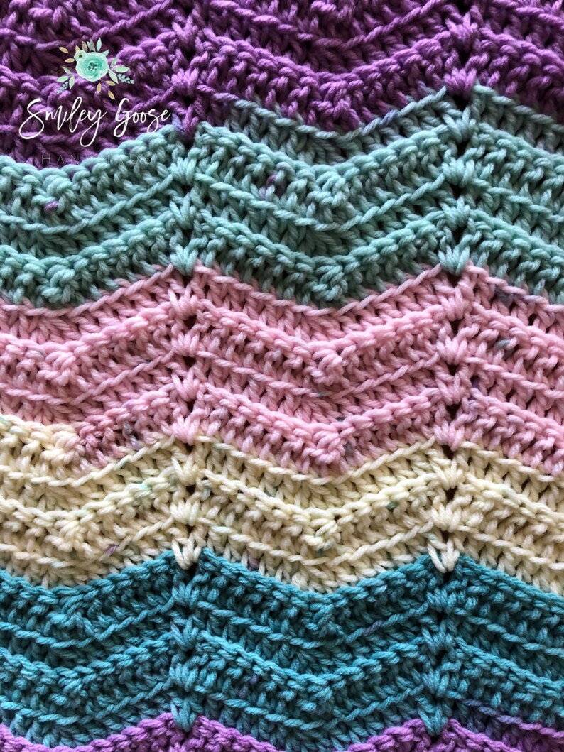 CROCHET BABY BLANKET Pattern Flora Baby Blanket Crochet Etsy