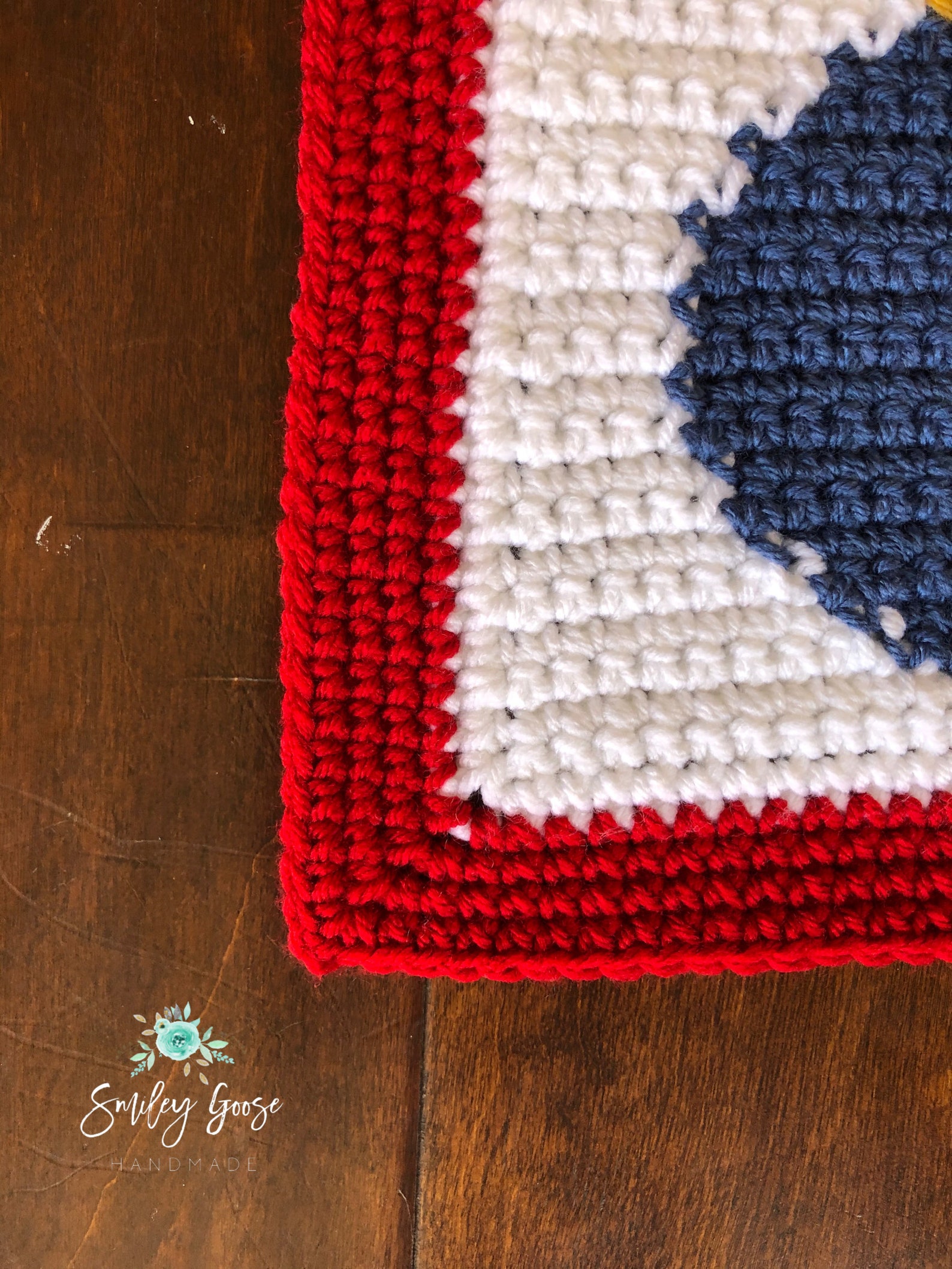 CROCHET BLANKET PATTERN: Christmas Throw Blanket Christmas Throw