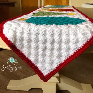 CROCHET TABLE RUNNER Pattern: Christmas Table Runner, C2C Christmas Pattern, Christmas Crochet Pattern, C2C Crochet Pattern image 4