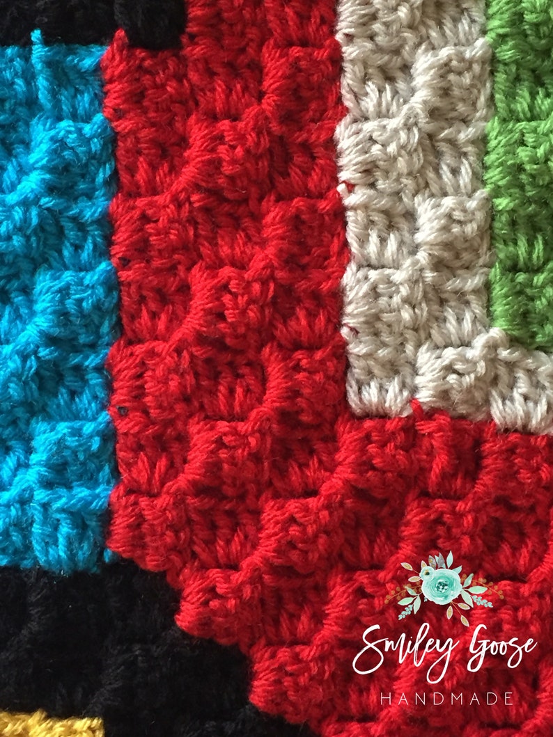 CROCHET BABY BLANKET Pattern Dump Truck Baby Blanket C2C Etsy