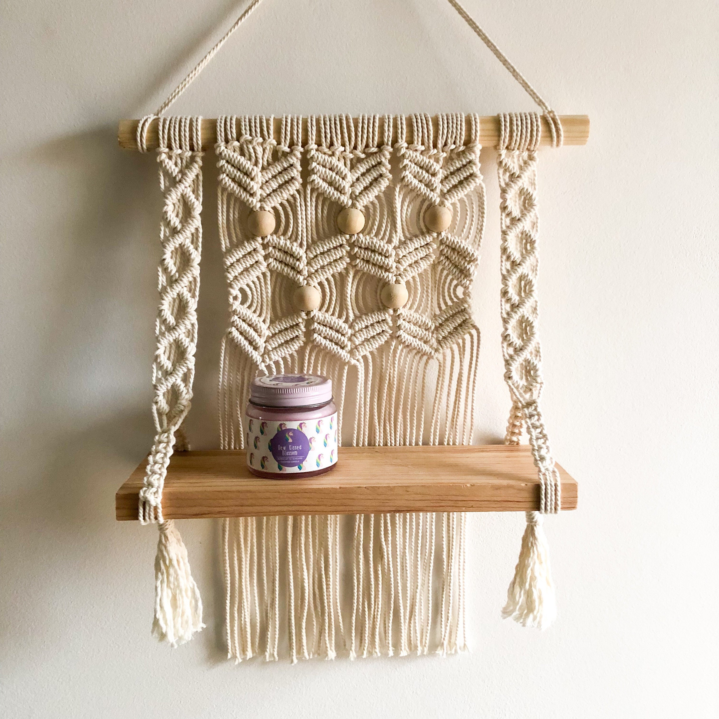 Étagère en Macramé